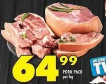 Shoprite Pork pack offer