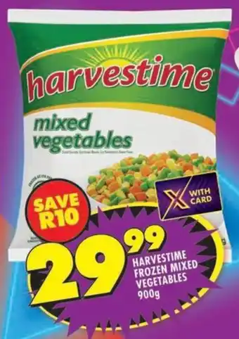 Shoprite Harvestime frozen mixed vegetables offer