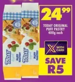 Shoprite Today original puff pastry offer