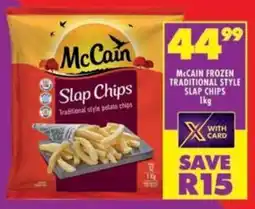 Shoprite Mccain frozen traditional style slap chips offer