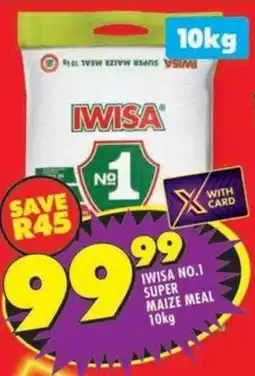 Shoprite Iwisa no.1 maize meal offer