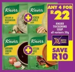 Shoprite Knorr thickening soup offer