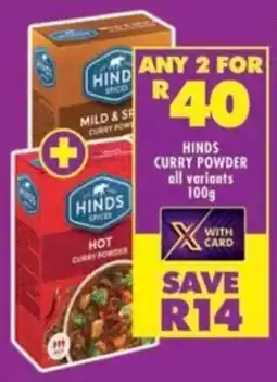 Shoprite Hinds curry powder all variants offer