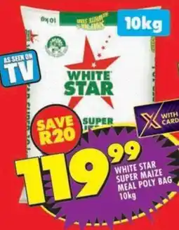 Shoprite White star super maize meal poly bag offer