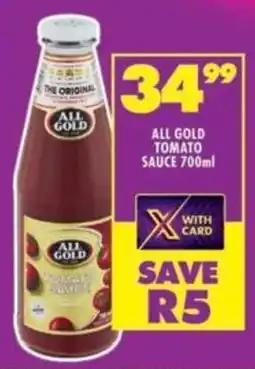 Shoprite All gold tomato sauce offer