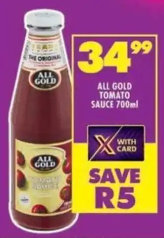 Shoprite All gold tomato sauce offer