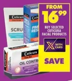 Shoprite Cuticura facial products offer