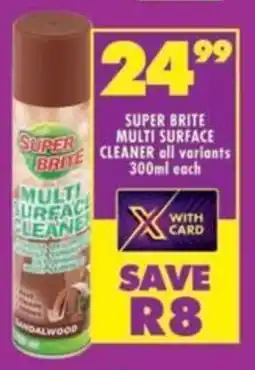 Shoprite Super brite multi surface cleaner all variants offer