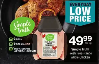 Checkers Simple Truth Fresh Free-Range Whole Chicken offer