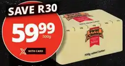 Checkers First Choice Traditional Style Salted Butter offer