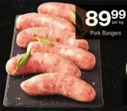 Checkers Pork Bangers offer