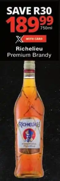 Checkers Richelieu Premium Brandy offer
