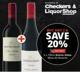 Checkers Kleine Zalze Wine All Variants offer