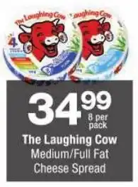 Checkers The Laughing Cow Medium/ Full Fat Cheese Spread offer