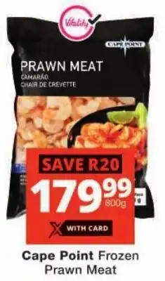 Checkers Cape Point Frozen Prawn Meat offer