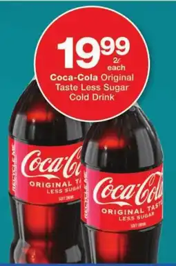 Checkers Coca-Cola Original Taste Less Sugar Cold Drink offer