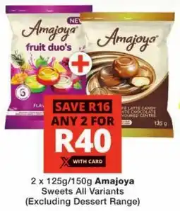 Amajoya Sweets All Variants