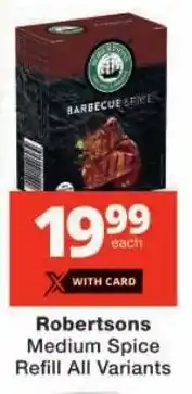 Checkers Robertsons Medium Spice Refill All Variants offer