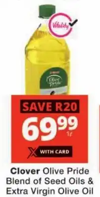 Checkers Clover Olive Pride Blend of Seed Oils & Extra Virgin Olive Oil offer