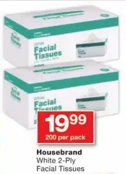 Checkers Housebrand White 2-Ply Facial Tissues offer