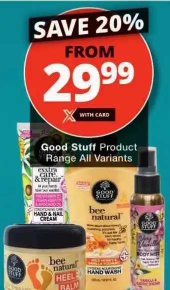 Checkers Good Stuff Product Range All Variants offer