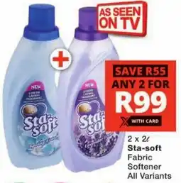 Checkers Sta-soft Fabric Softener All Variants offer
