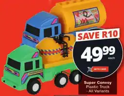 Checkers Super Convoy Plastic Truck offer