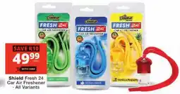 Checkers Shield Fresh 24 Car Air Freshener offer