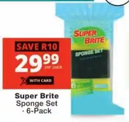 Checkers Super Brite Sponge Set offer