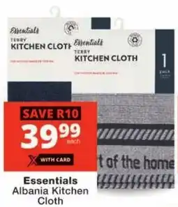 Checkers Essentials Albania Kitchen Cloth offer