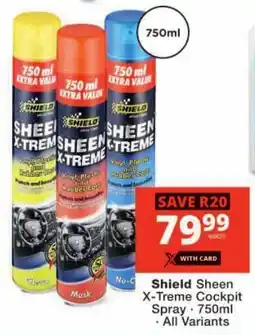 Checkers Shield Sheen X-Treme Cockpit Spray offer