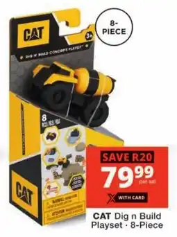 Checkers CAT Dig n Build Playset offer