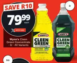 Checkers Wynn's Cleen Green Concentrate offer