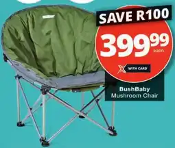 Checkers BushBaby Mushroom Chair offer