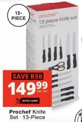 Checkers Prochef Knife Set offer