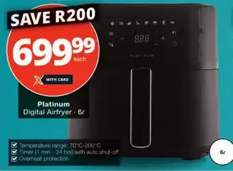 Checkers Platinum Digital Airfryer offer