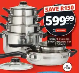 Checkers Majoré Stainless Steel Cookware Set offer