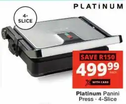 Checkers Platinum Panini Press offer