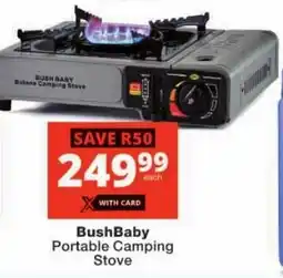 Checkers BushBaby Portable Camping Stove offer