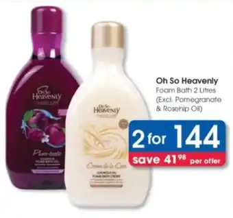 Clicks Oh So Heavenly Foam Bath offer