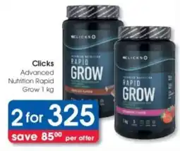 Clicks Advanced Nutrition Rapid Grow