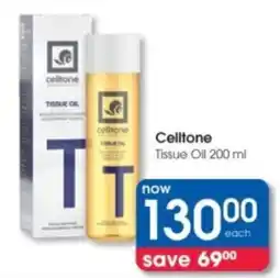 Clicks Celltone Tissue Oil offer