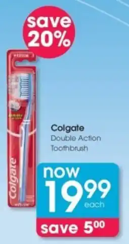 Clicks Colgate Double Action Toothbrush offer