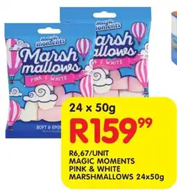Shoprite Magic moments pink & white marshmallows offer