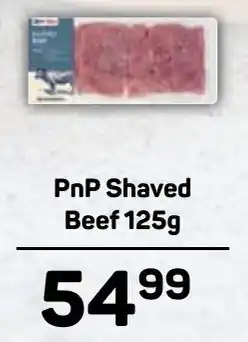 Pick n Pay Hypermarket PnP Shaved Beef offer