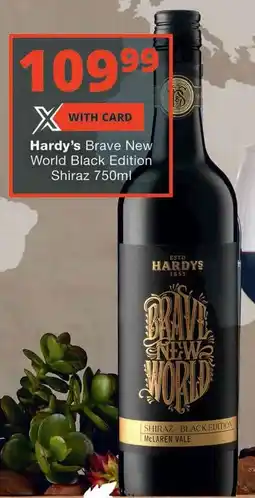 Checkers Hardy's Brave New World Black Edition Shiraz offer