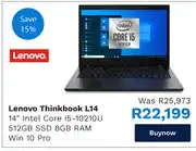 First Shop Lenovo Thinkbook L14 offer