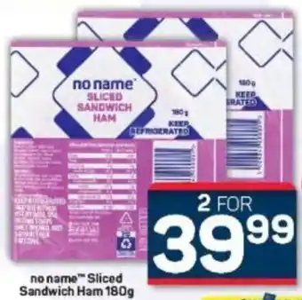 Pick n Pay no name Sliced Sandwich Ham offer