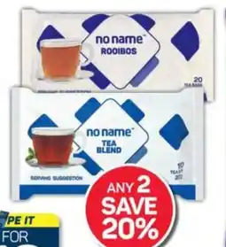 Pick n Pay no name Teabags Assorted offer