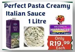 Foodeez Perfect Pasta Creamy Italian Sauce offer